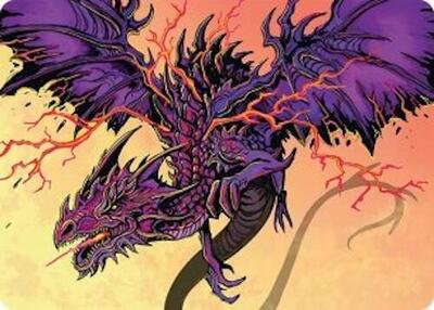 Stormshriek Feral Art Card (35/54) card from Art Series: Tarkir: Dragonstorm