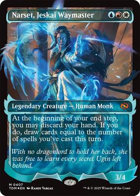 Narset, Jeskai Waymaster (Showcase) card from Tarkir: Dragonstorm