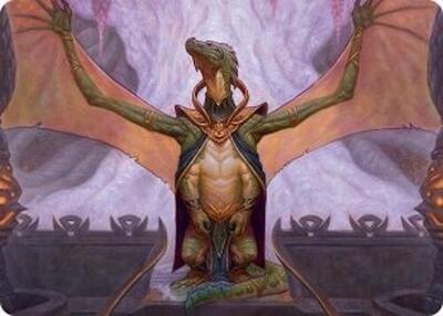 Kheru Goldkeeper Art Card (36/54) card from Art Series: Tarkir: Dragonstorm