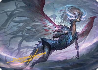 Shiko, Paragon of the Way Art Card (37/54) (Gold-Stamped Signature) card from Art Series: Tarkir: Dragonstorm