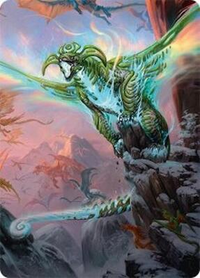 Ureni of the Unwritten Art Card (51/54) card from Art Series: Tarkir: Dragonstorm