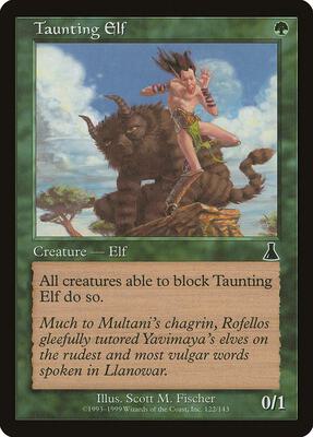 Taunting Elf card from Urza's Destiny