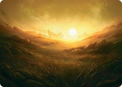 Plains Art Card (31/54) card from Art Series: Tarkir: Dragonstorm