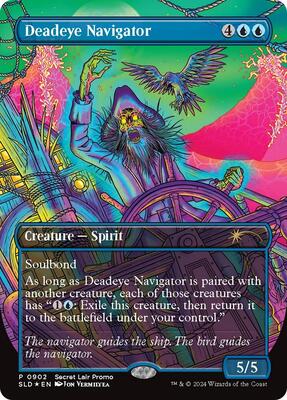 Deadeye Navigator (Rainbow Foil) card from Secret Lair Drop Series