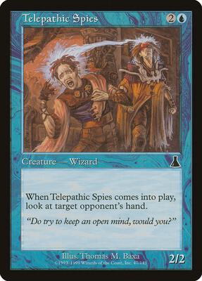 Telepathic Spies card from Urza's Destiny