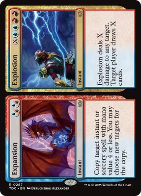 Expansion // Explosion card from Commander: Tarkir: Dragonstorm