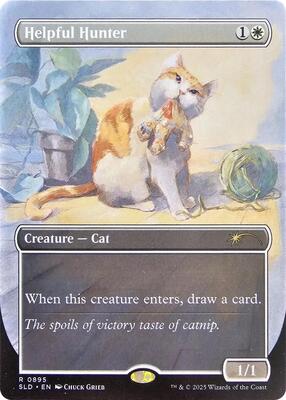 Helpful Hunter (0895) card from Secret Lair Drop Series