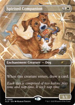 Spirited Companion (0896) card from Secret Lair Drop Series
