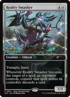 Reality Smasher (Top 8) card from Game Day & Store Championship Promos