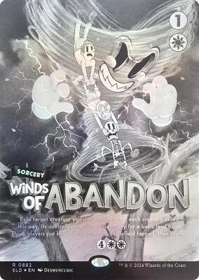 Winds of Abandon (Black & White Foil) card from Secret Lair Drop Series