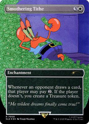 Smothering Tithe (7009) (Rainbow Foil) card from Secret Lair Drop Series