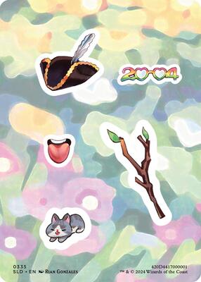 Sticker Sheet (0335) card from Secret Lair Drop Series