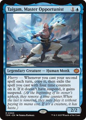 Taigam, Master Opportunist card from Promo Pack: Tarkir: Dragonstorm