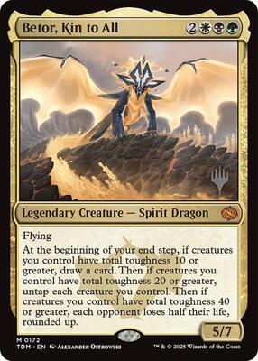 Betor, Kin to All card from Promo Pack: Tarkir: Dragonstorm