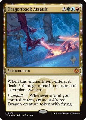 Dragonback Assault card from Promo Pack: Tarkir: Dragonstorm