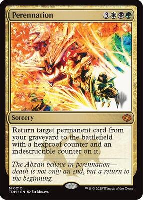 Perennation card from Promo Pack: Tarkir: Dragonstorm