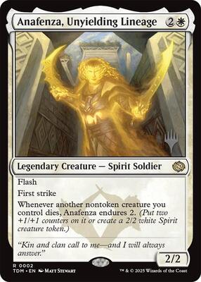 Anafenza, Unyielding Lineage card from Promo Pack: Tarkir: Dragonstorm