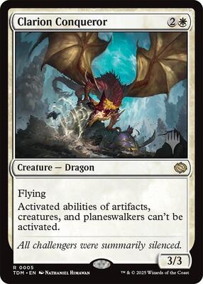 Clarion Conqueror card from Promo Pack: Tarkir: Dragonstorm