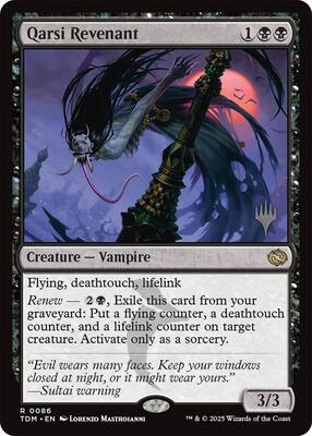 Qarsi Revenant card from Promo Pack: Tarkir: Dragonstorm