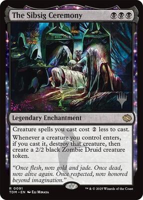 The Sibsig Ceremony card from Promo Pack: Tarkir: Dragonstorm