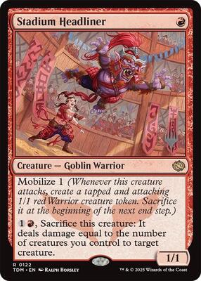 Stadium Headliner card from Promo Pack: Tarkir: Dragonstorm