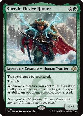 Surrak, Elusive Hunter card from Promo Pack: Tarkir: Dragonstorm