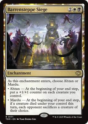 Barrensteppe Siege card from Promo Pack: Tarkir: Dragonstorm