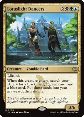 Lotuslight Dancers card from Promo Pack: Tarkir: Dragonstorm