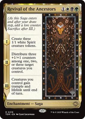 Revival of the Ancestors card from Promo Pack: Tarkir: Dragonstorm