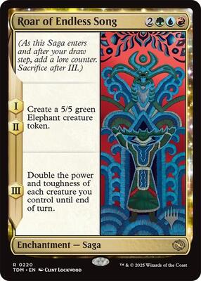 Roar of Endless Song card from Promo Pack: Tarkir: Dragonstorm