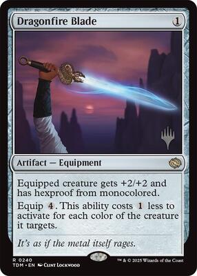 Dragonfire Blade card from Promo Pack: Tarkir: Dragonstorm