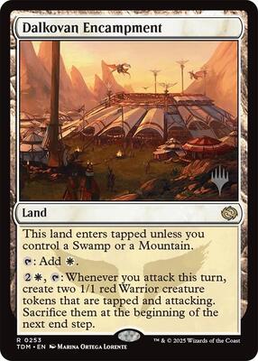Dalkovan Encampment card from Promo Pack: Tarkir: Dragonstorm