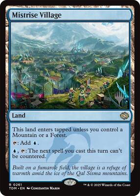 Mistrise Village card from Promo Pack: Tarkir: Dragonstorm