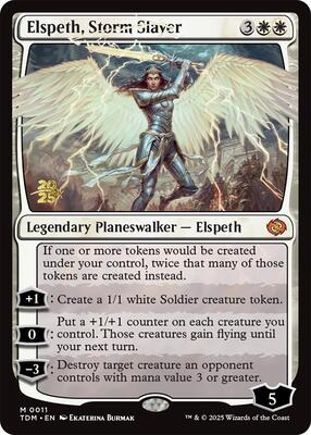 Elspeth, Storm Slayer card from Prerelease Cards