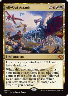 All-Out Assault card from Prerelease Cards