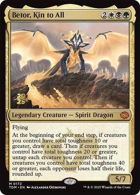 Betor, Kin to All card from Prerelease Cards
