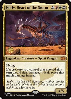 Neriv, Heart of the Storm card from Prerelease Cards