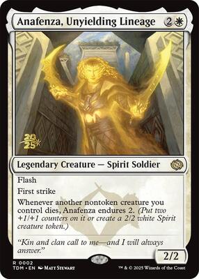 Anafenza, Unyielding Lineage card from Prerelease Cards
