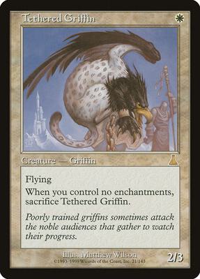 Tethered Griffin card from Urza's Destiny
