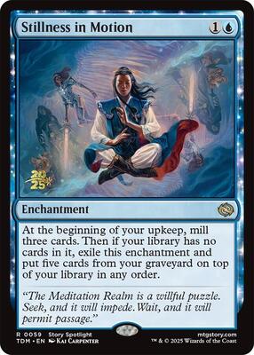 Stillness in Motion card from Prerelease Cards