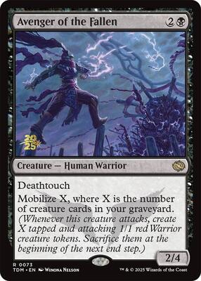 Avenger of the Fallen card from Prerelease Cards