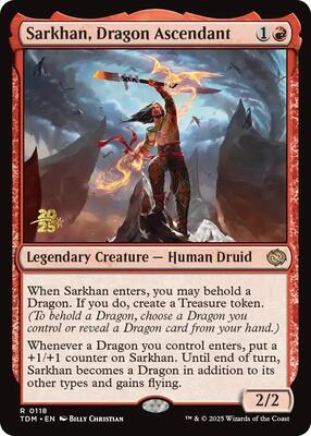Sarkhan, Dragon Ascendant card from Prerelease Cards