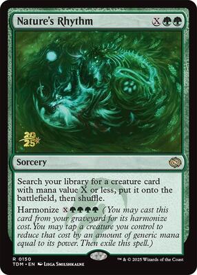 Nature's Rhythm card from Prerelease Cards