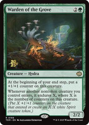 Warden of the Grove card from Prerelease Cards