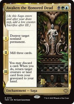 Awaken the Honored Dead card from Prerelease Cards