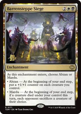 Barrensteppe Siege card from Prerelease Cards
