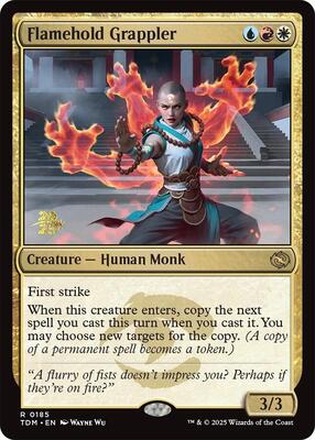 Flamehold Grappler card from Prerelease Cards