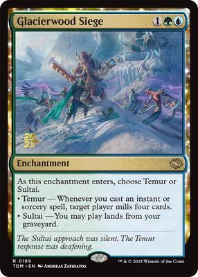 Glacierwood Siege card from Prerelease Cards