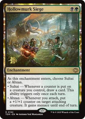 Hollowmurk Siege card from Prerelease Cards