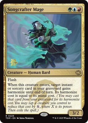 Songcrafter Mage card from Prerelease Cards